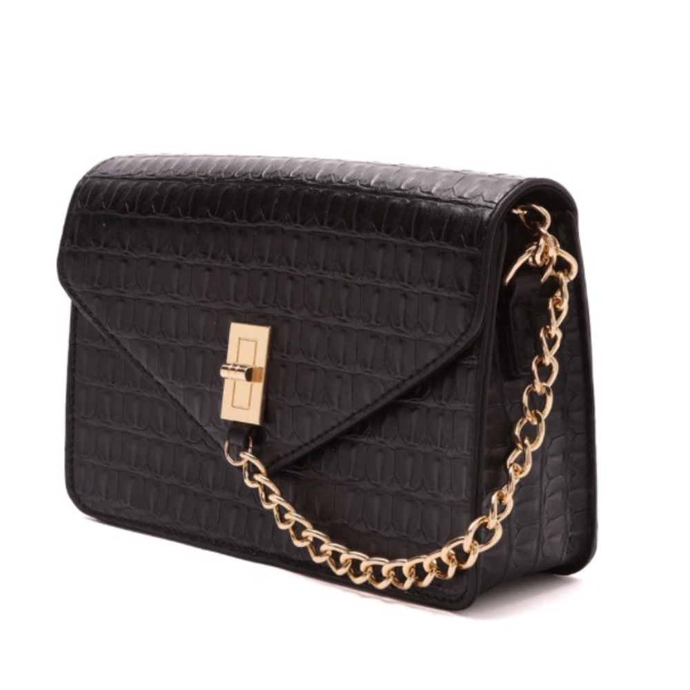 Black Fashion Nova Crossbody Bag NWOT